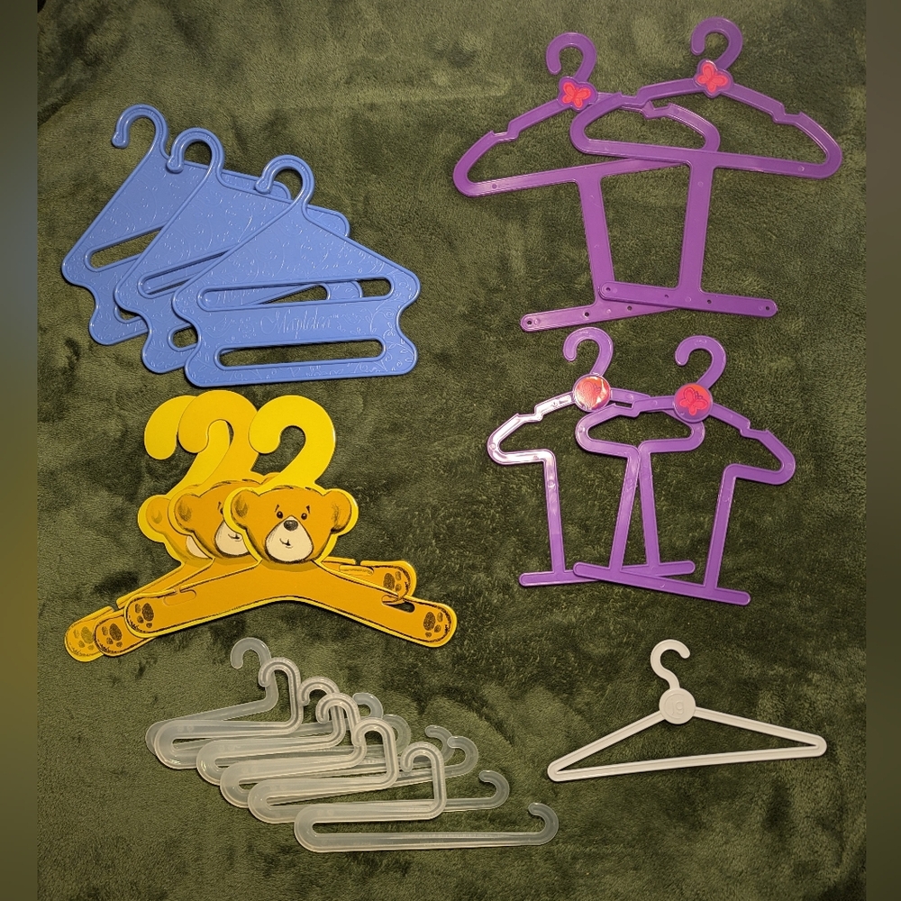 Lot of Doll Hangers for 18" Doll Clothes / BAB